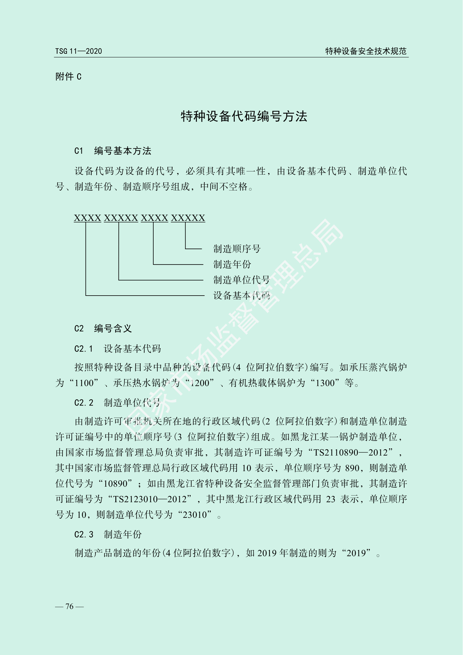 总局PDF第79页,特种设备代码编号方法示意图